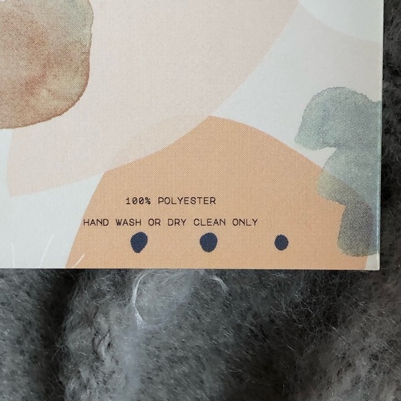 Ombre Gray Heather And White Striped Scarf - Picture 6 of 12